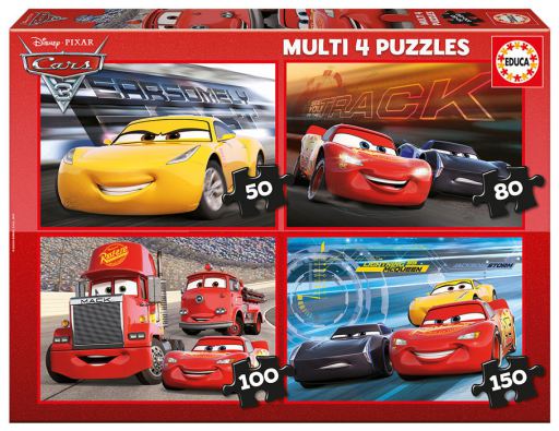 Cars 3 - 4 puslespil