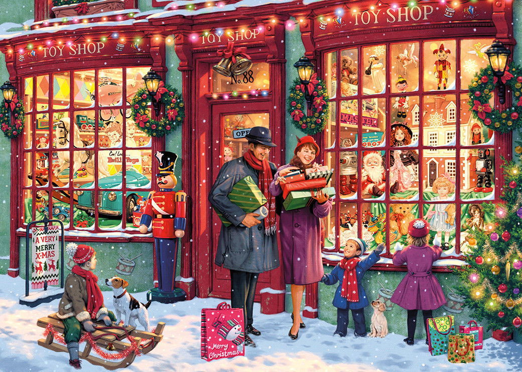 Christmas Toy Shop - 1000 brikker