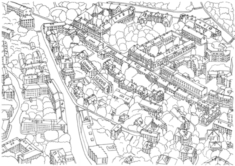 City Sketch - 1000 brikker