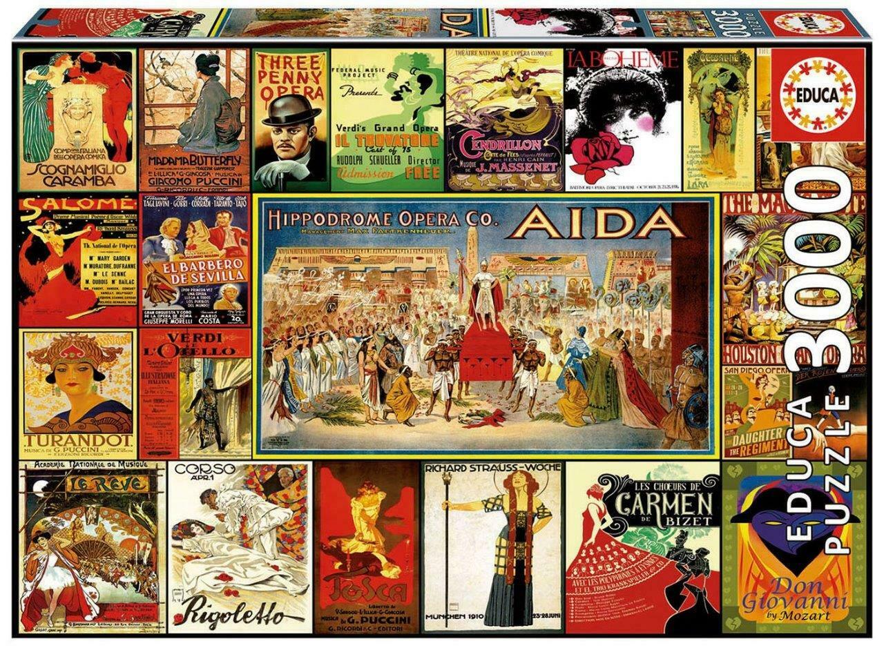 Collage of Operas - 3000 brikker - Nordisk Spil