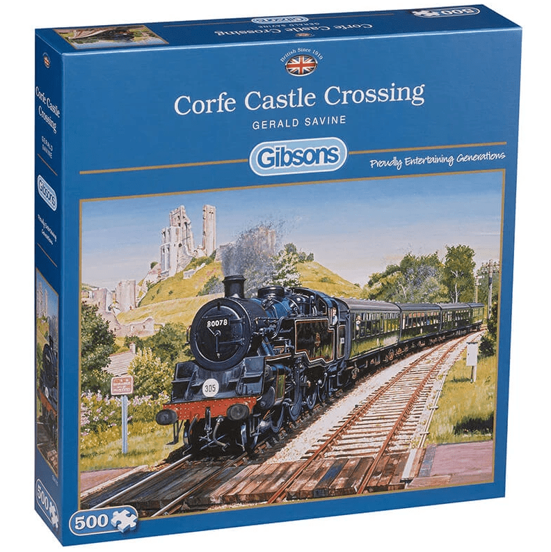 Corfe Castle Crossing - 500 brikker - Nordisk Spil