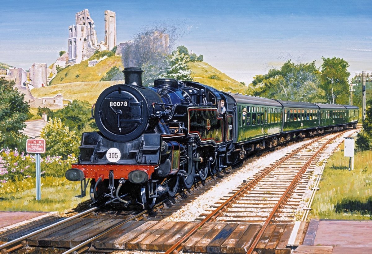 Corfe Castle Crossing - 500 brikker - Nordisk Spil