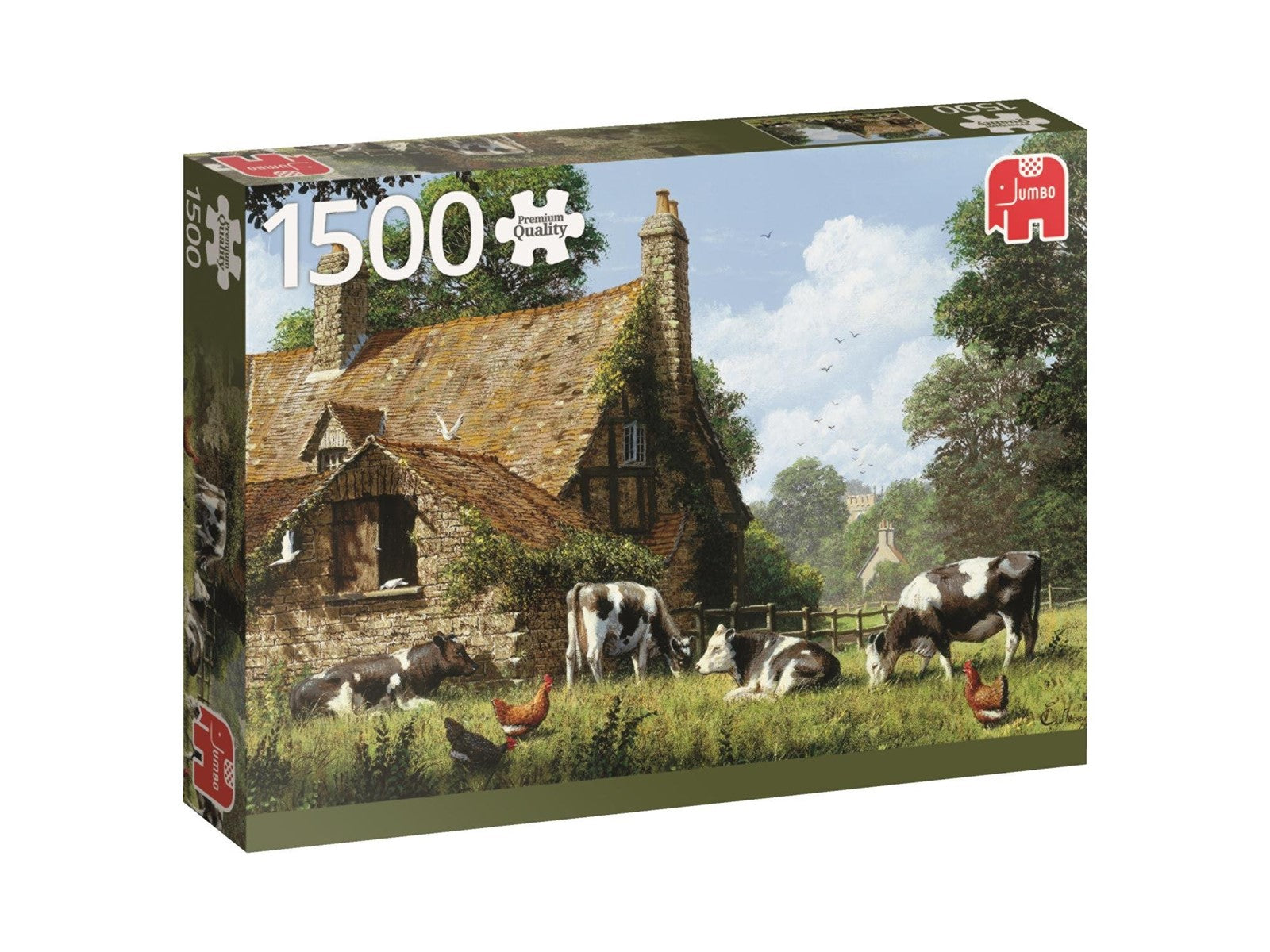 Cows at a Farm - 1500 brikker