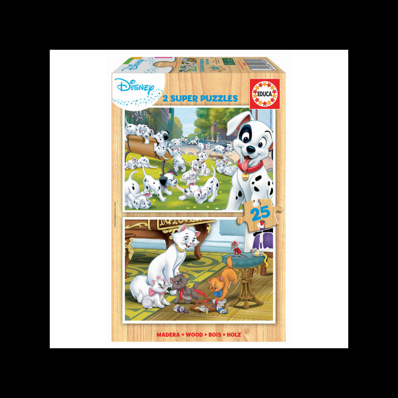 Disney Animals - Dalmatians & Aristocats - 2x25 brikker