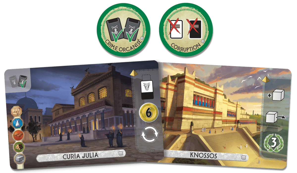 7 Wonders Duel Agora Expansion - Dansk - Nordisk Spil