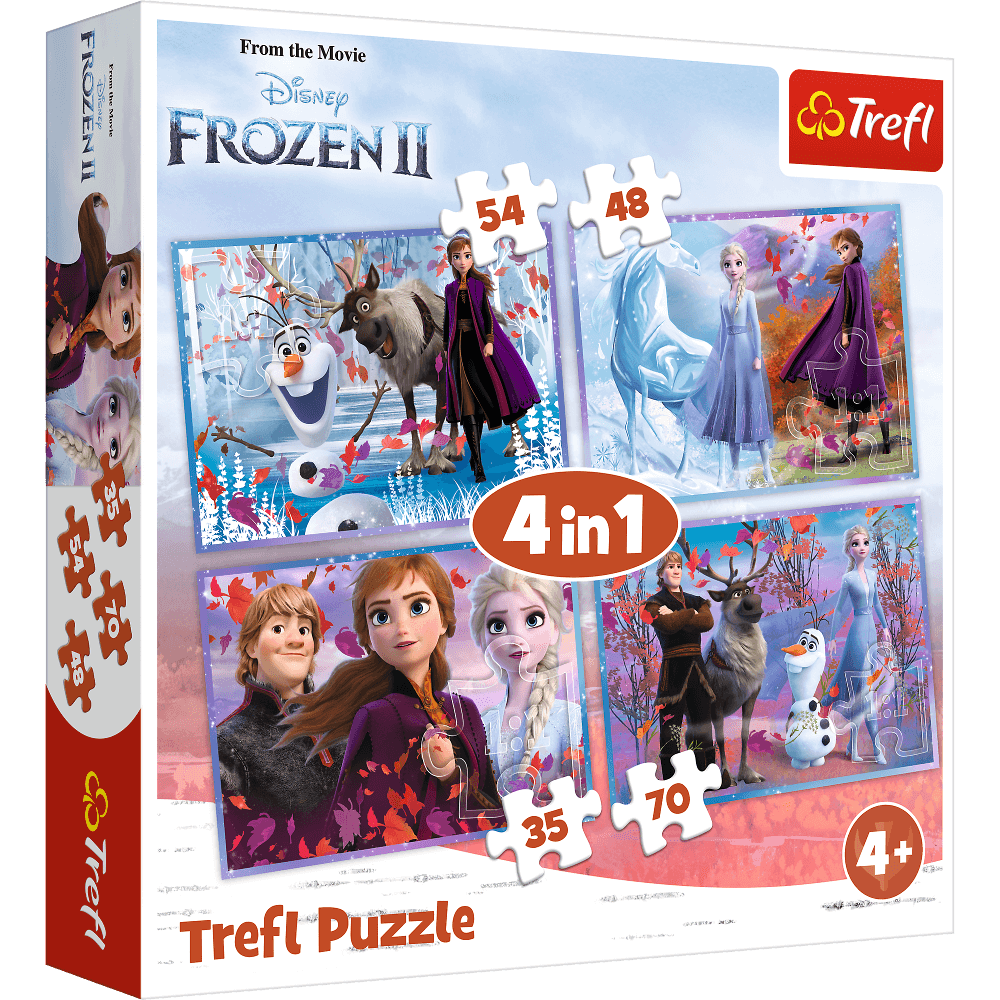 Disney Frost 2 4 - i - 1 - 35/48/54/70 brikker - Nordisk Spil