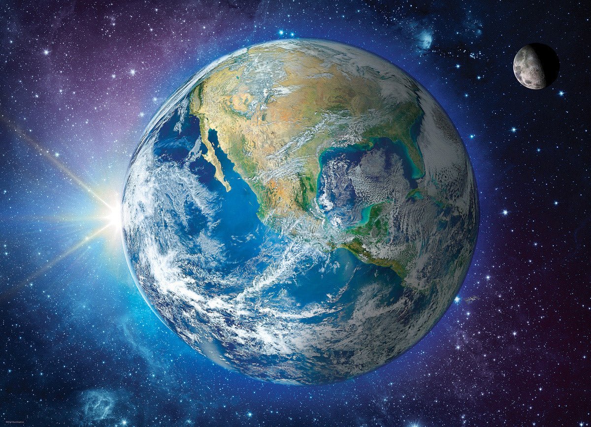 Red Planeten: Jorden - 1000 brikker - Nordisk Spil