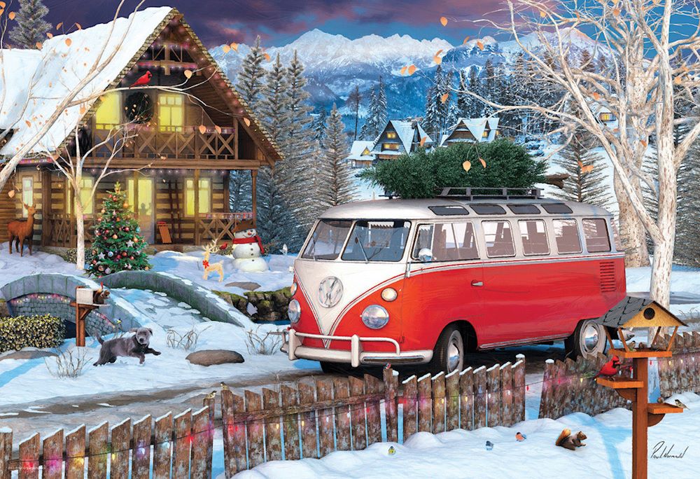 VW Christmas Julebus - 550 brikker