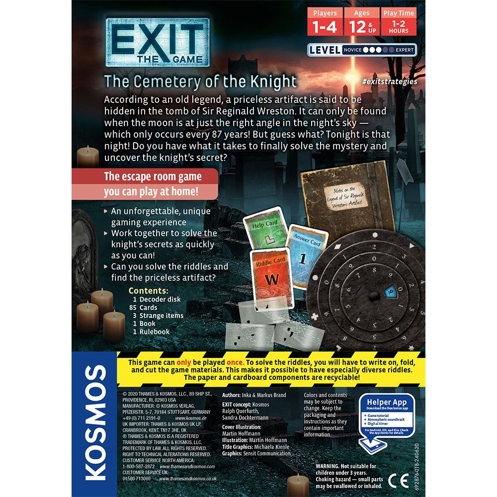 EXIT 11: The Cemetery of the Knight - Engelsk