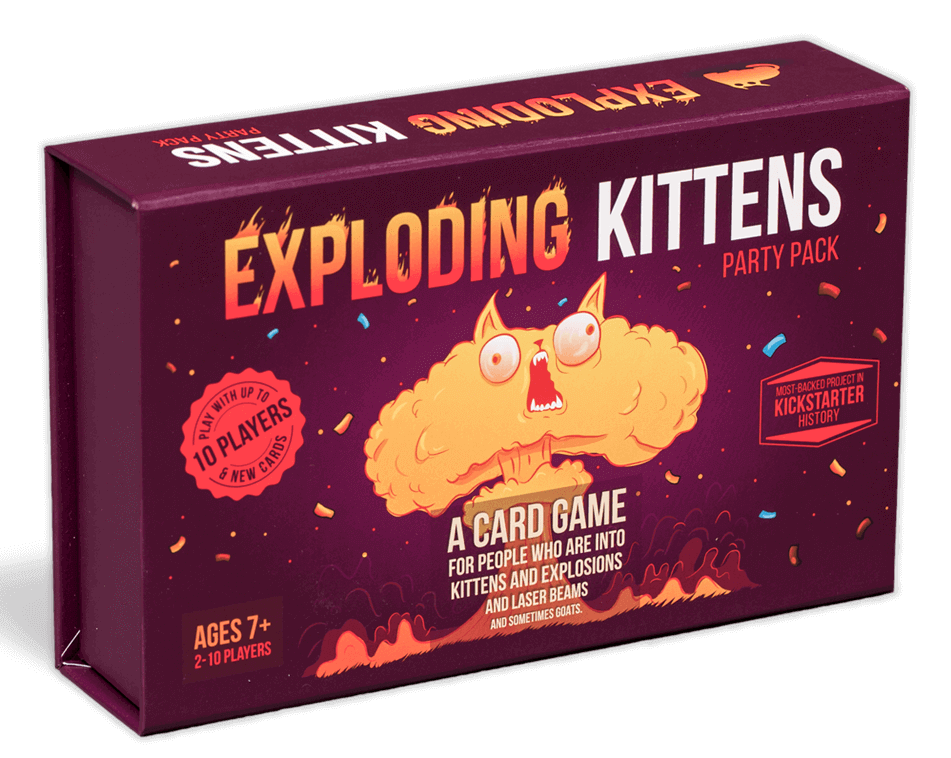 Exploding Kittens: Party Pack - Dansk - Nordisk Spil