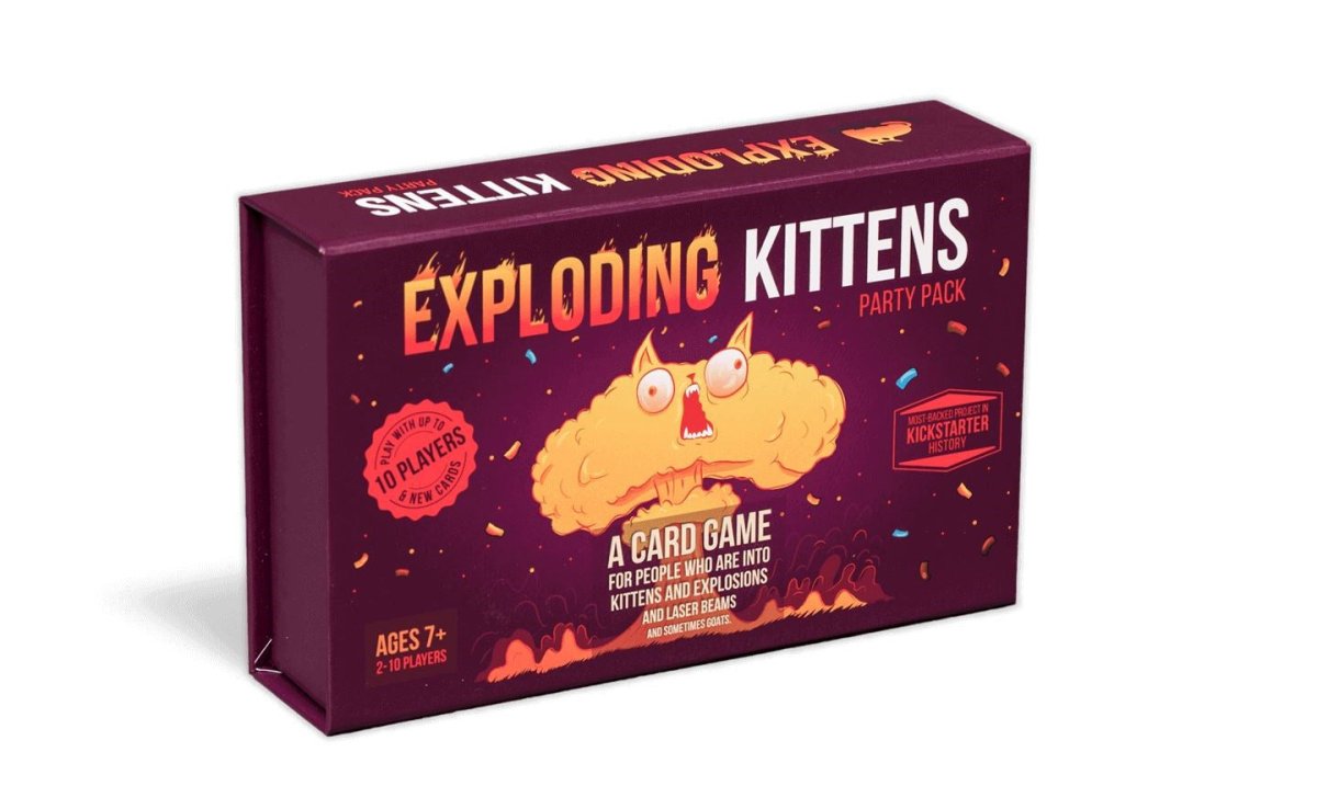 Exploding Kittens Party Pack Game - Nordisk Spil