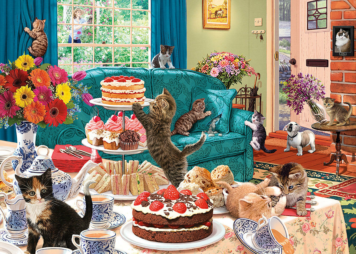 Feline Frenzy - 1000 brikker
