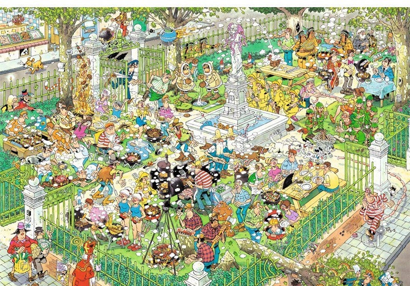Jan van Haasteren - Food Festival - 2 x 1000 brikker