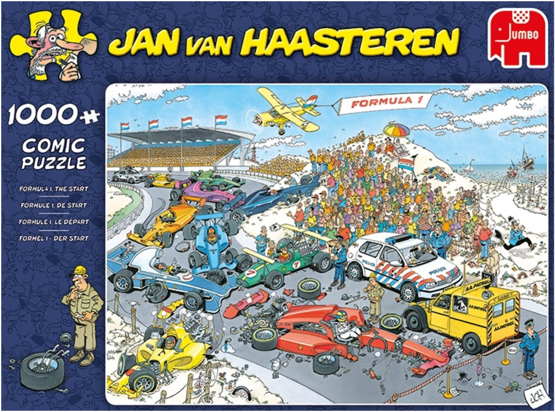 Jan van Haasteren: Formel 1 - 1000 Brikker