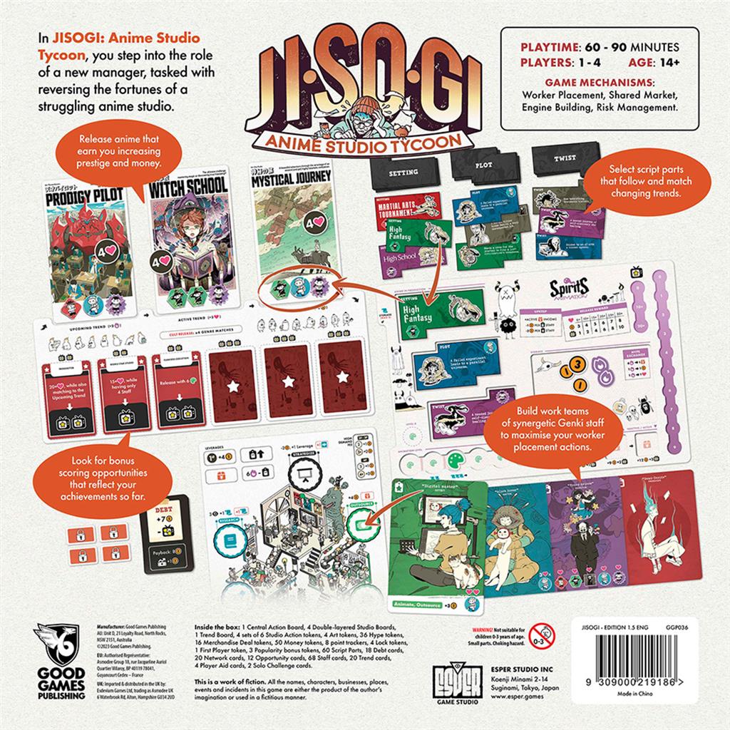 Jisogi: Anime Studio Tycoon - Nordisk Spil