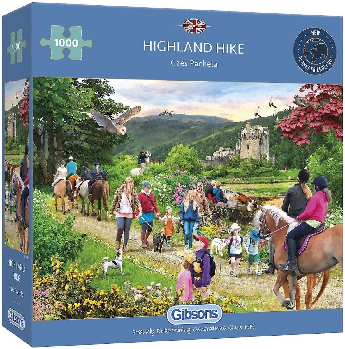 Highland Hike - 1000 brikker - Nordisk Spil