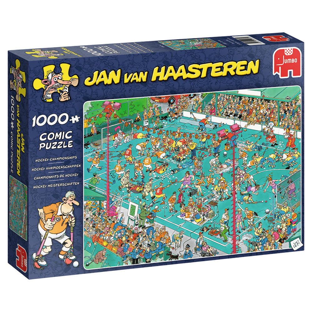 Jan van Haasteren: Hockey mesterskabet - 1000 brikker