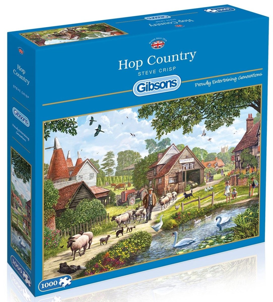 Hop Country - 1000 brikker - Nordisk Spil