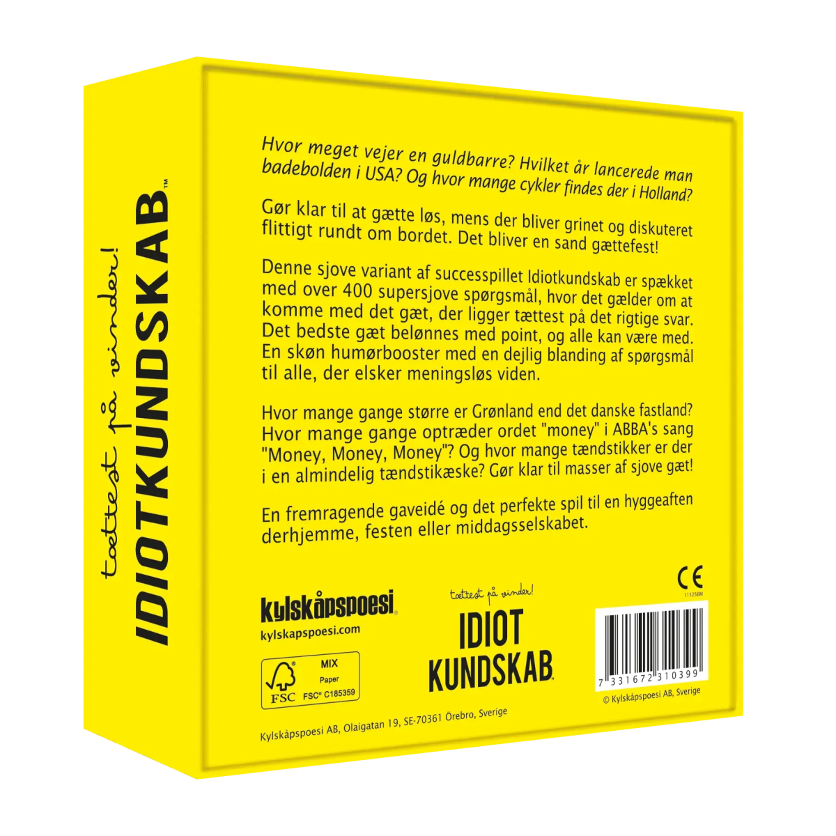 Idiotkundskab: Tættest på vinder - Nordisk Spil