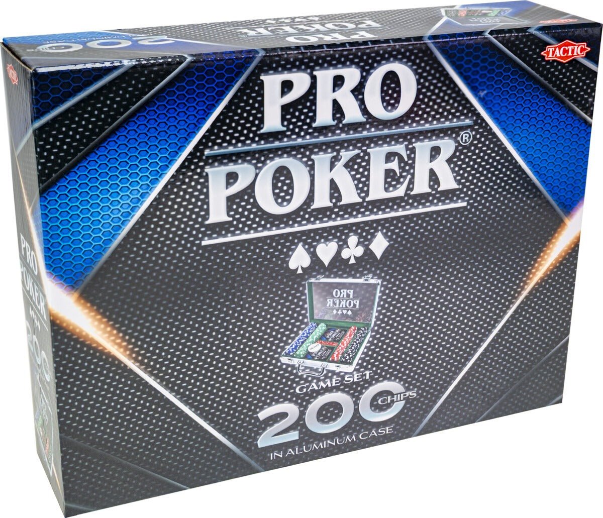 ProPoker 200 Chips - Komplet Pokersæt - Nordisk Spil
