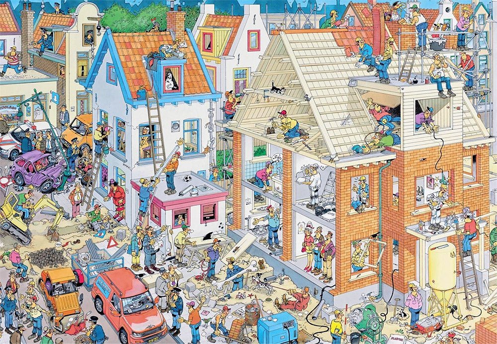 The Building Site - 1500 brikker - Nordisk Spil
