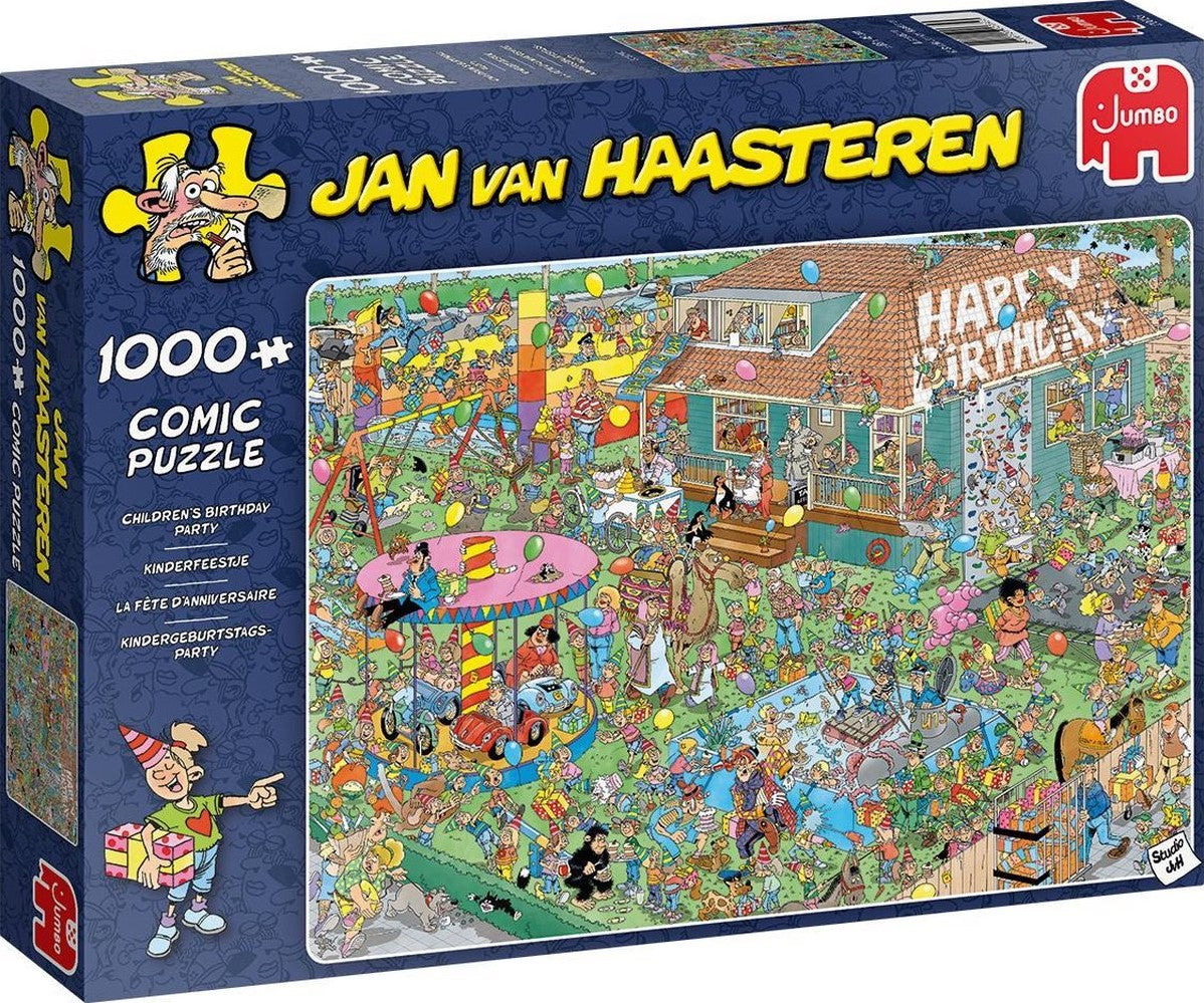Jan van Haasteren: Børnefødselsdag - 1000 brikker