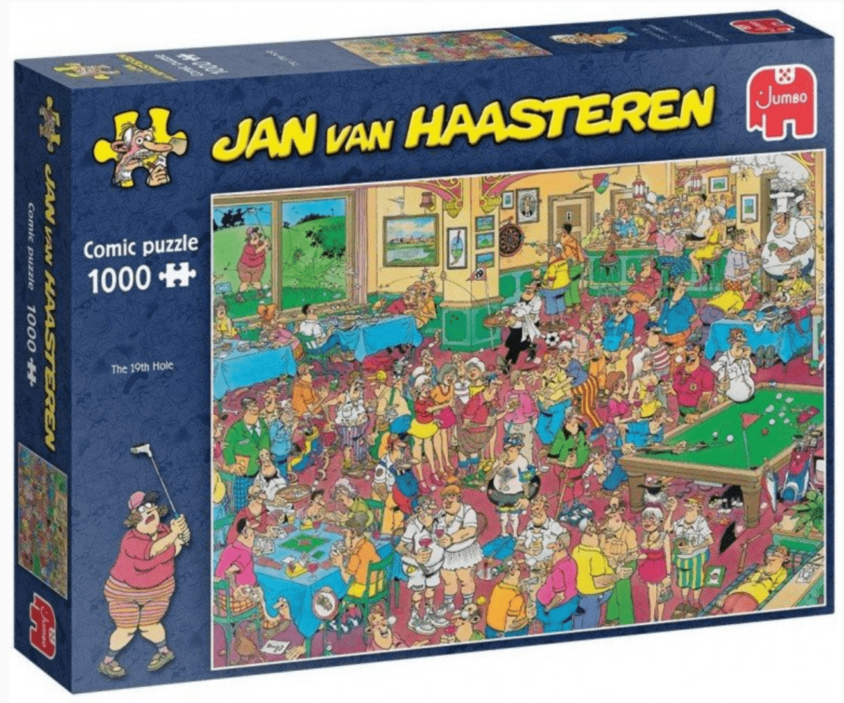 Jan Van Haasteren - The 19th Hole - 1000 brikker - Nordisk Spil