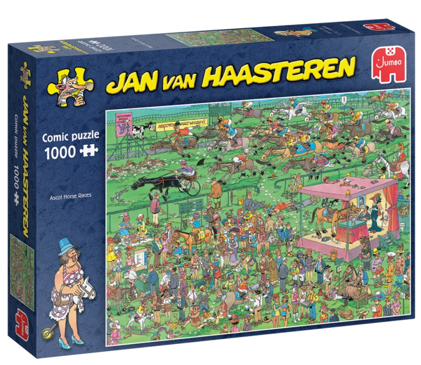 Jan Van Haasteren - Ascot Horse Races - 1000 brikker