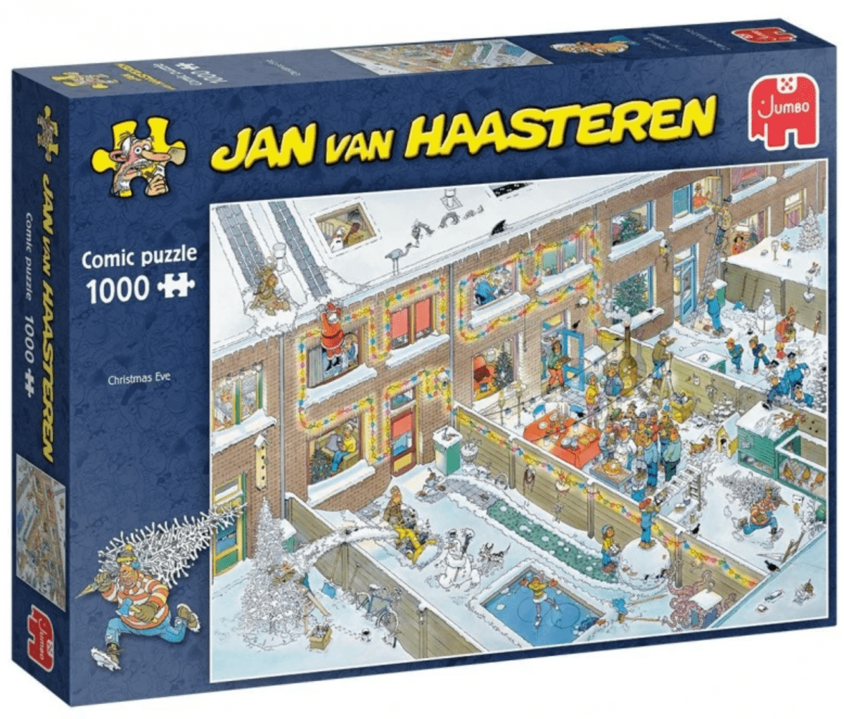 Jan Van Haasteren - Christmas Eve - 1000 brikker - Nordisk Spil