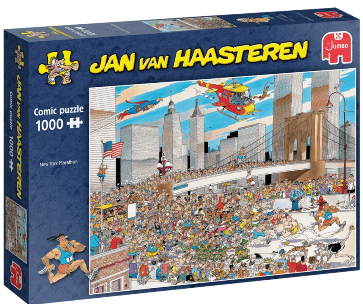 Jan Van Haasteren - New York Marathon - 1000 brikker - Nordisk Spil