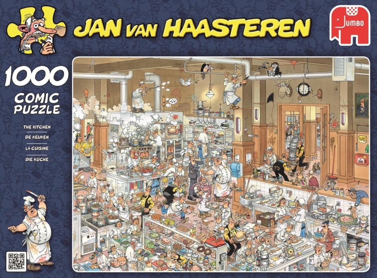 Jan van Haasteren: Køkkenet - 1000 brikker - Nordisk Spil