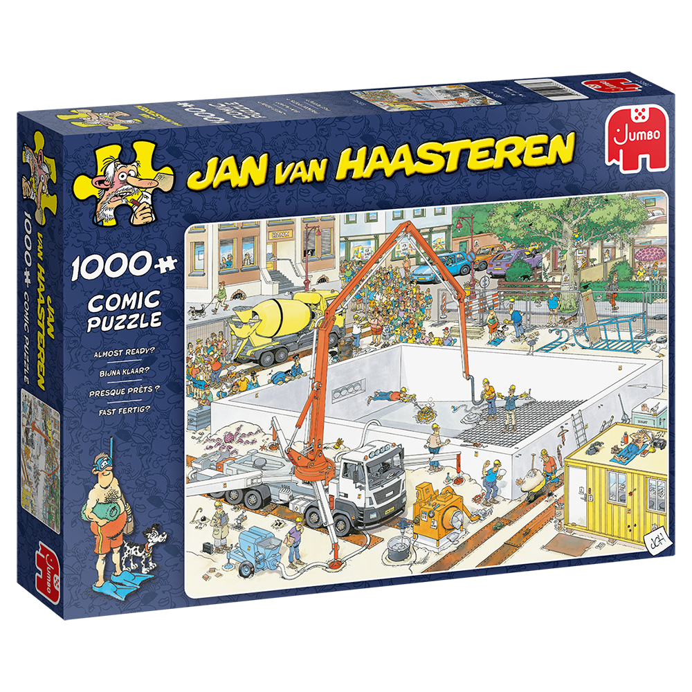 Jan van Haasteren: Næsten klar - 1000 brikker