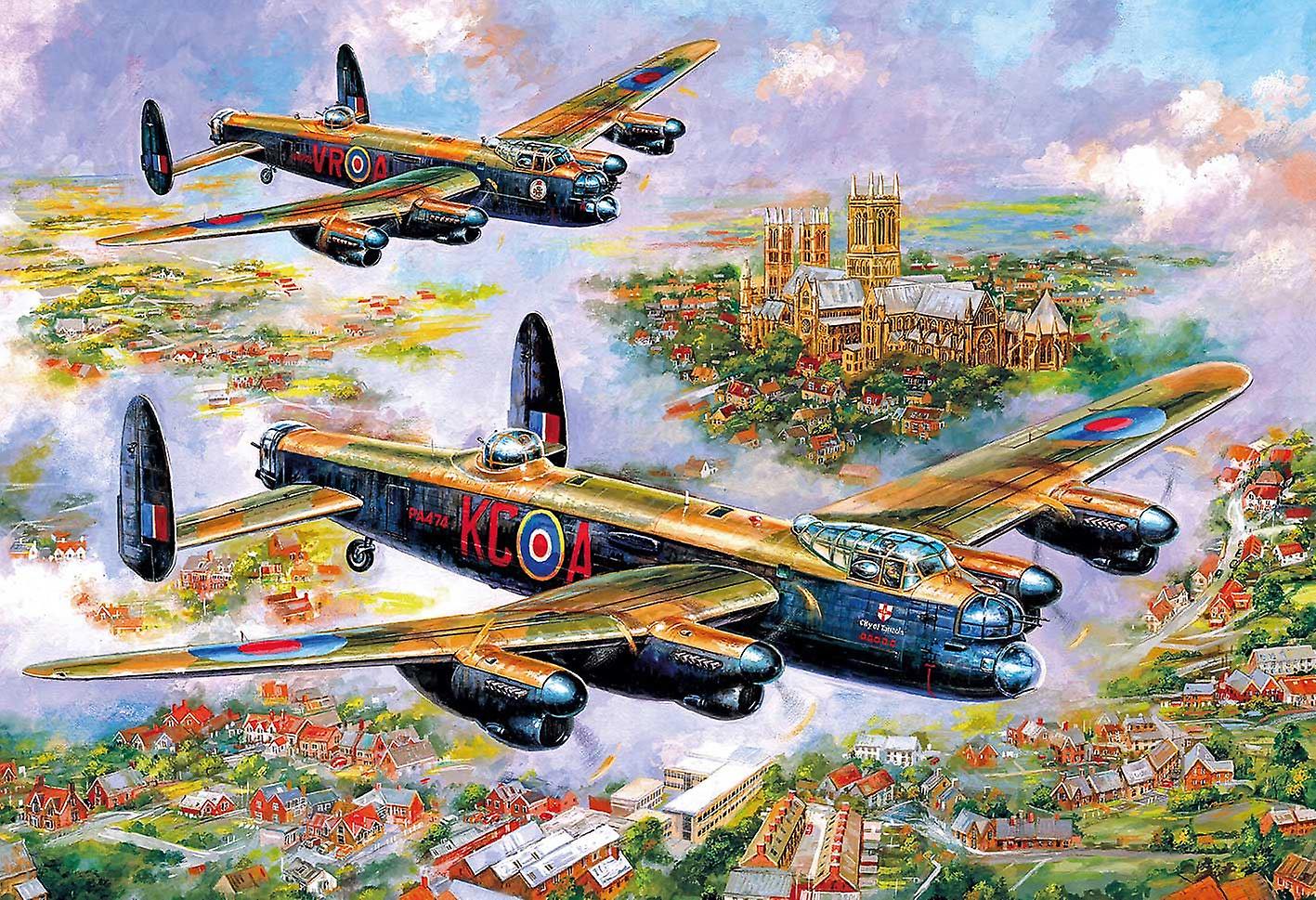 Lancasters over Lincoln - 500 brikker