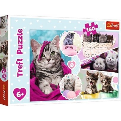 Lovely Kittens - 160 brikker - Nordisk Spil