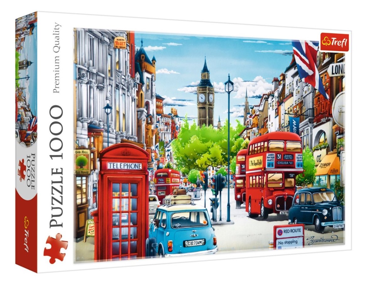 London Gade - 1000 brikker - Nordisk Spil