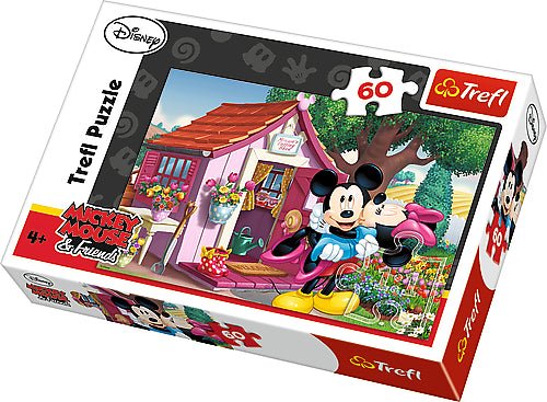 Mickey & Minnie in the Garden - 60 brikker - Nordisk Spil