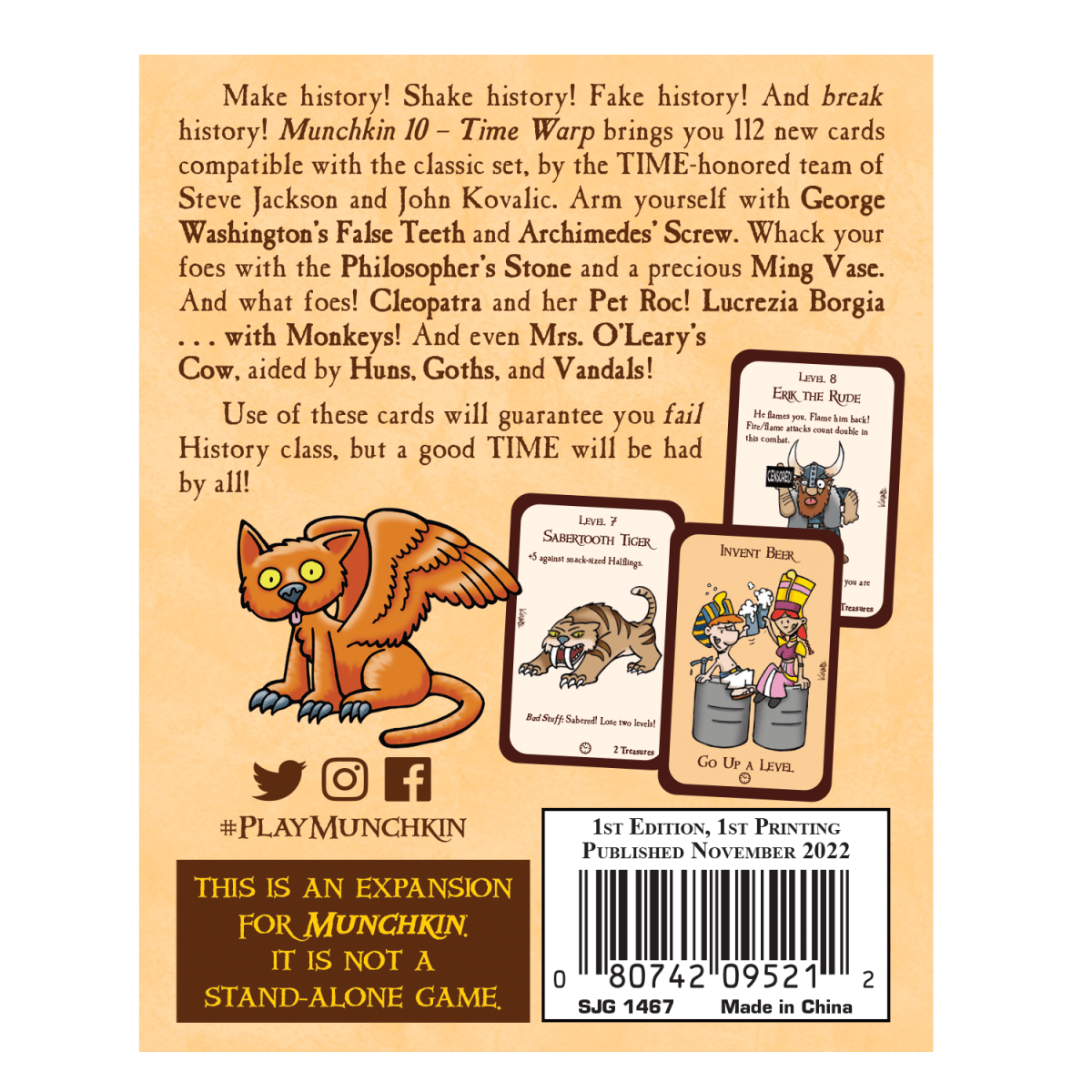 Munchkin 10 - Time Warp - Nordisk Spil
