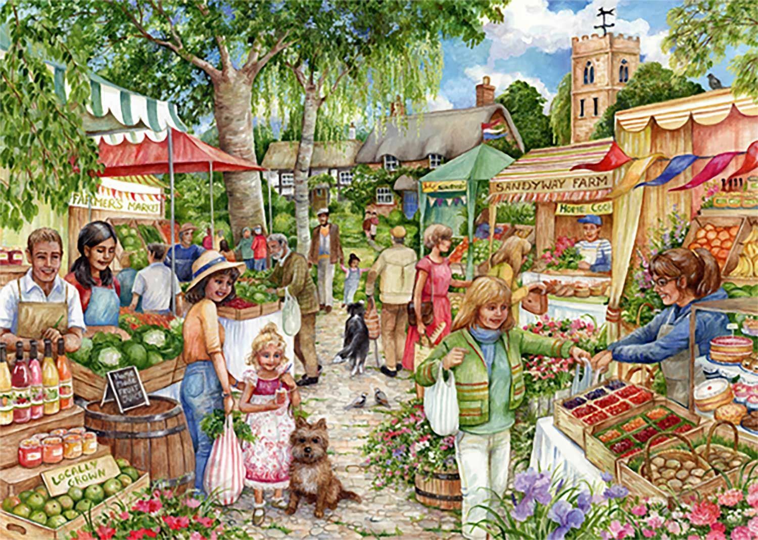 Farmer&#39;s Market - 1000 brikker