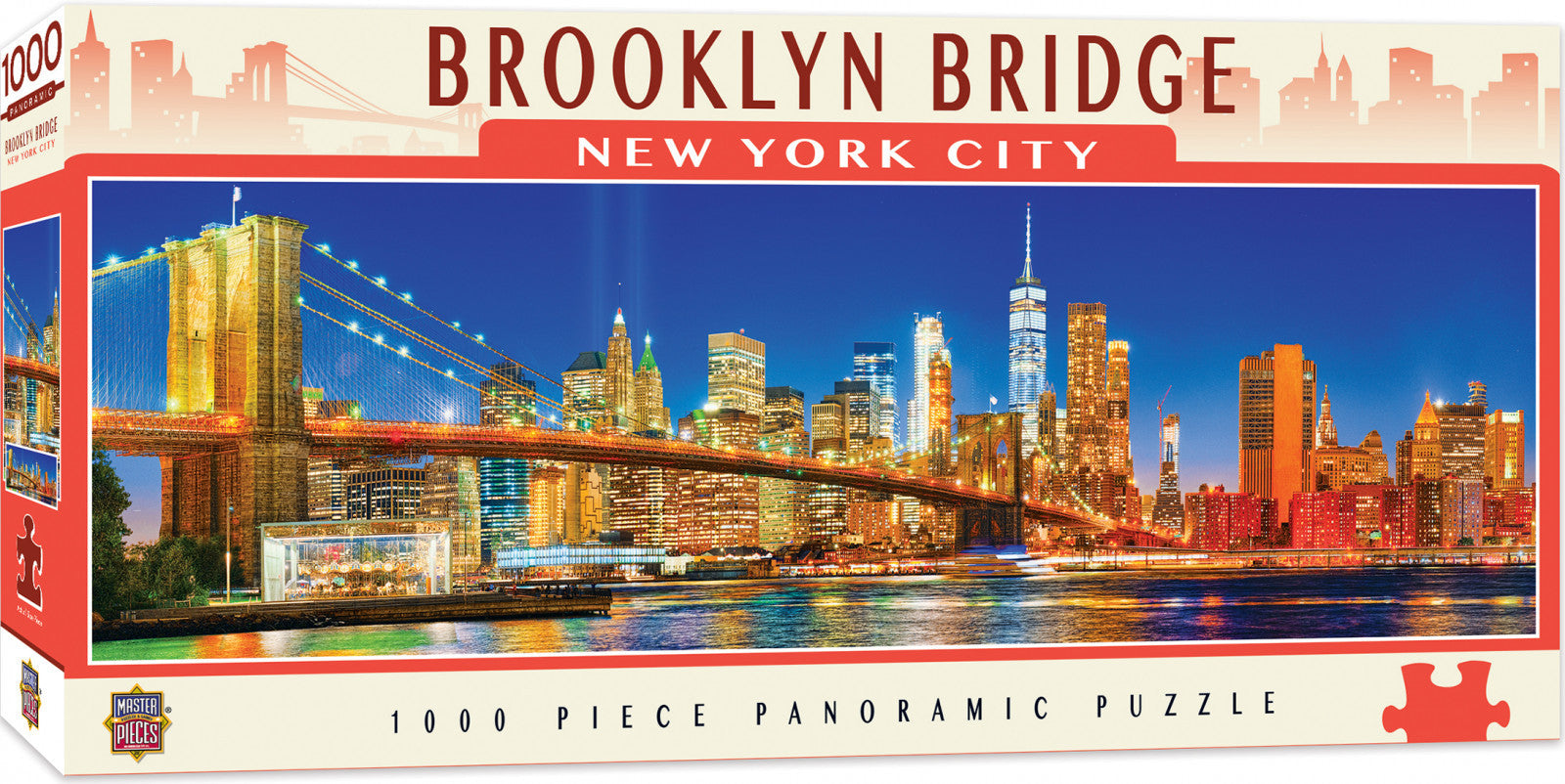 New York Brooklyn Bridge - 1000 brikker