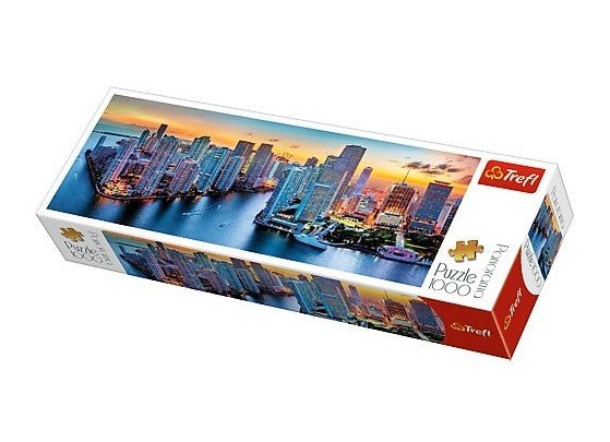 Miami after Dark, Panorama - 1000 brikker - Nordisk Spil