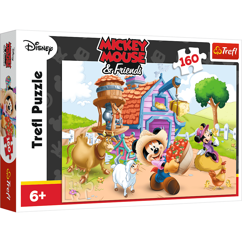 Mickey Mouse passer gården - 160 brikker - Nordisk Spil