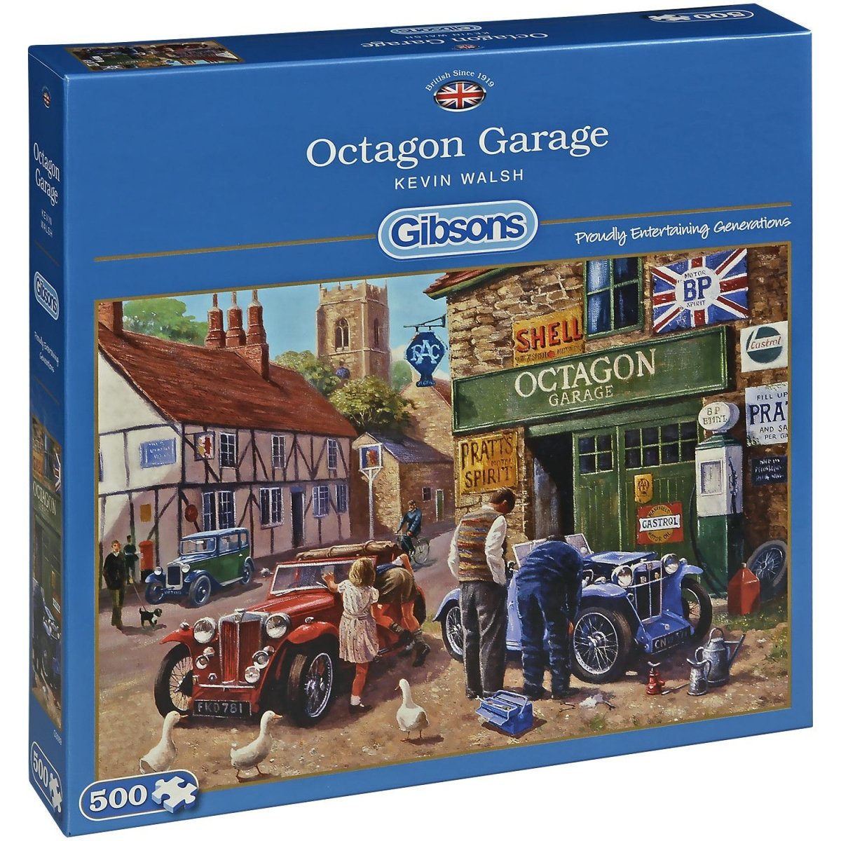 Octagon Garage - 500 brikker - Nordisk Spil