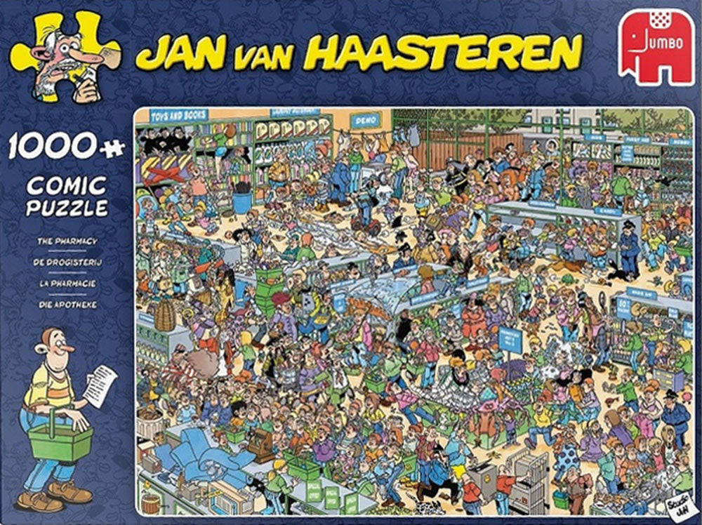 Jan van Haasteren: På apoteket - 1000 Brikker
