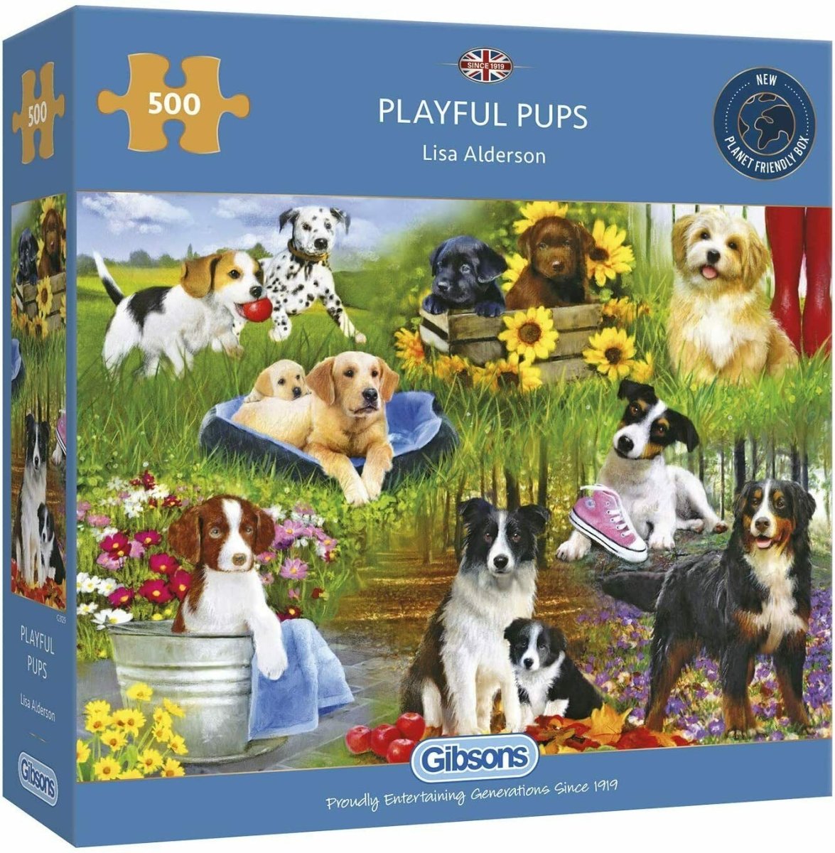 Playful Pups, 500 brikker - Nordisk Spil