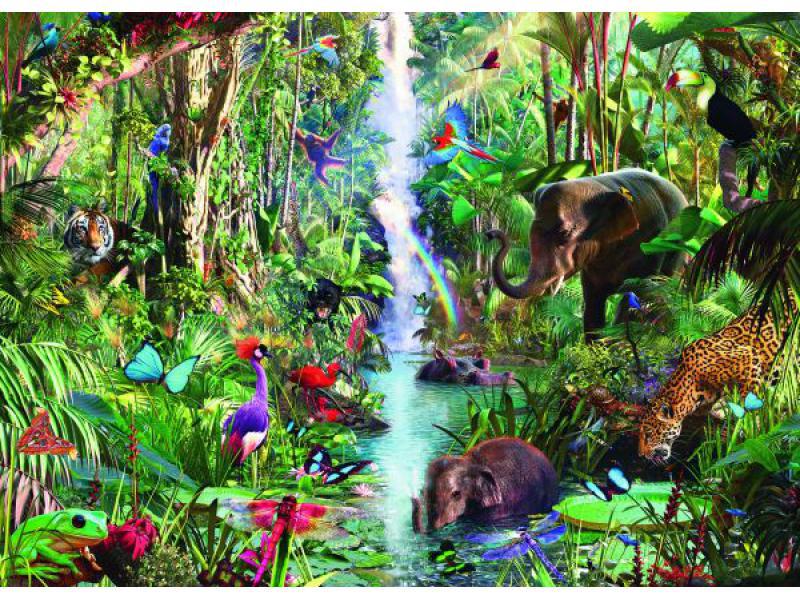 Jungle Animals, 9000 brikker - Nordisk Spil