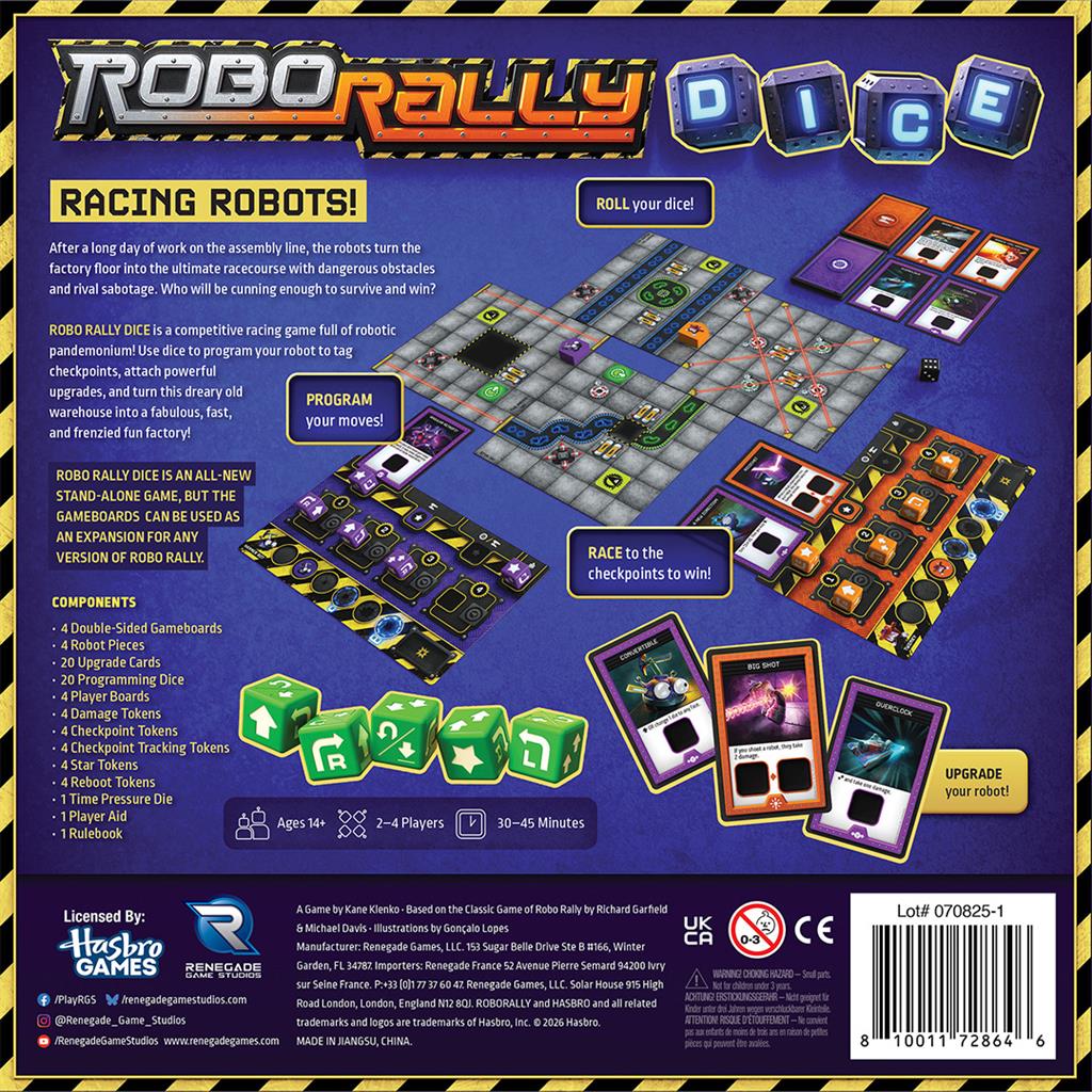 Robo Rally: Dice - Nordisk Spil