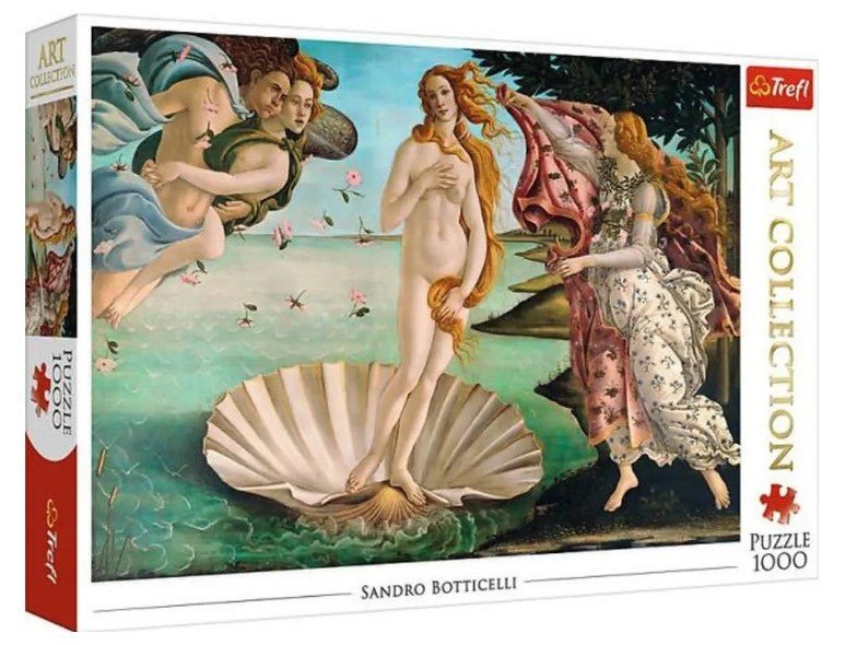 Sandro Botticelli - The Birth of Venus - 1000 brikker - Nordisk Spil