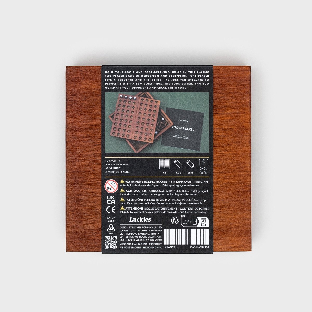 Codebreaker Deluxe - Klassisk spil i træ - Nordisk Spil