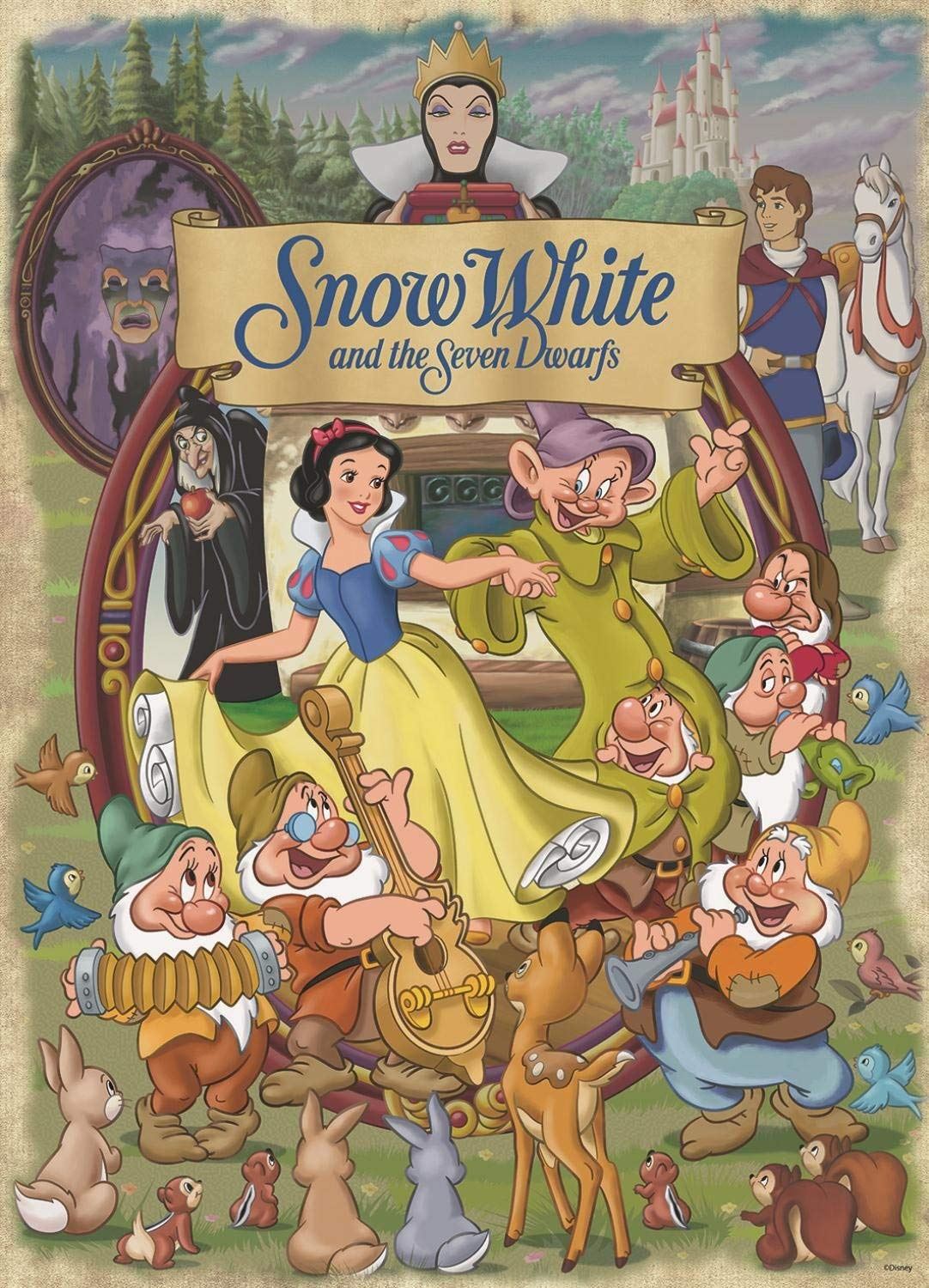 Disney SnowWhite - 1000 brikker