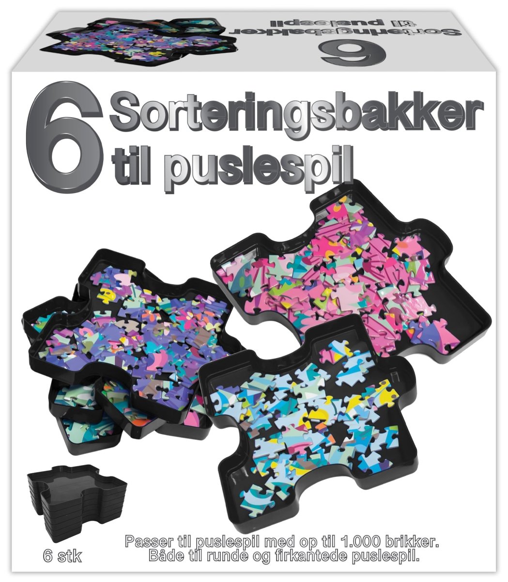 Sorteringsbakke, sort - Nordisk Spil
